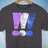 Drag Pride Grunge Exclamation Points Premium Unisex T-Shirt - Dark Grey Heather